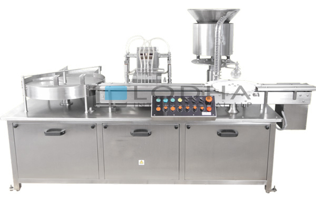 Injectable Liquid Filling and Rubber Stoppering Machine